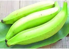 PORTION OF UNRIPE PLANTAIN
